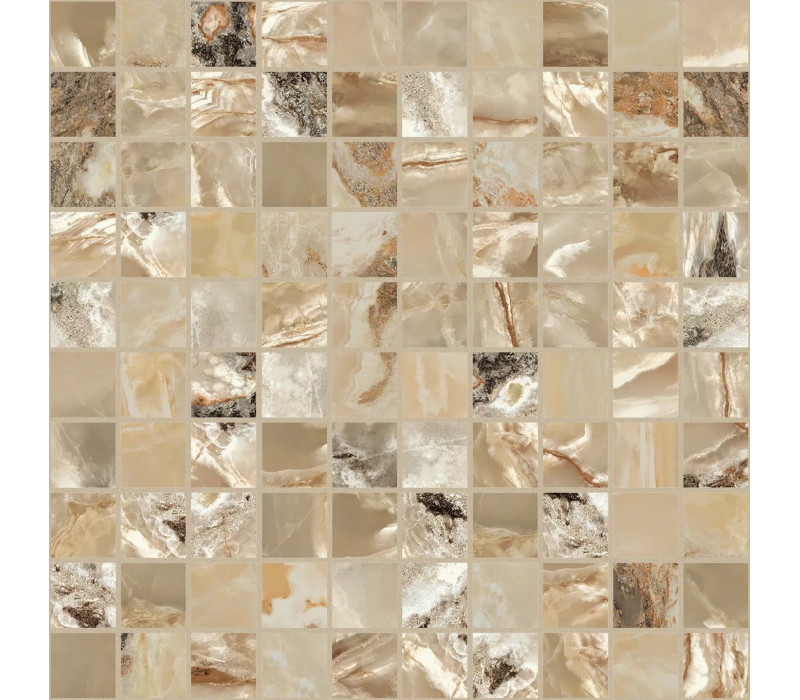 ONYX&MORE GOLDEN BLEND GLO MOSAICO 3X3 (767758)