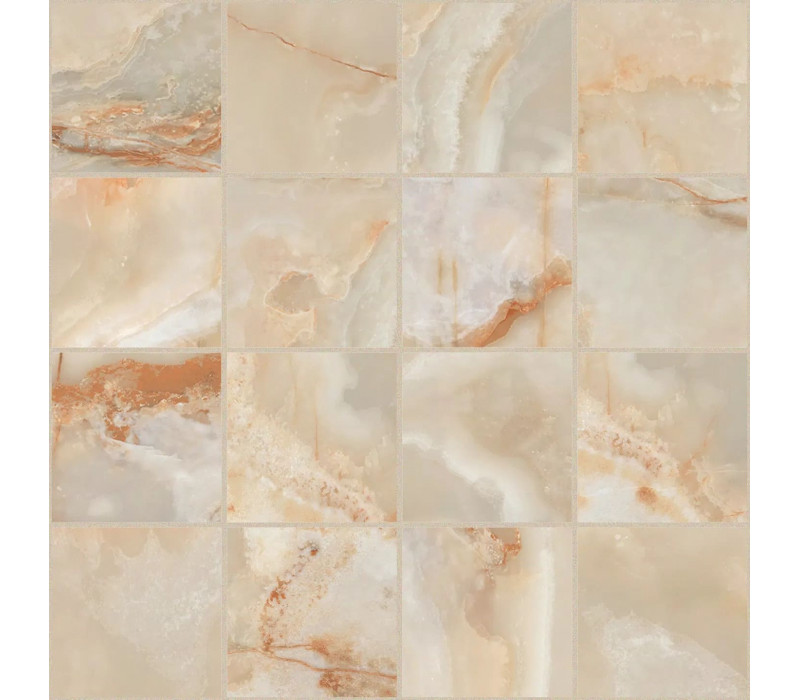 ONYX&MORE GOLDEN ONYX SAT 6MM MOS 7,5X7,5 (767697)