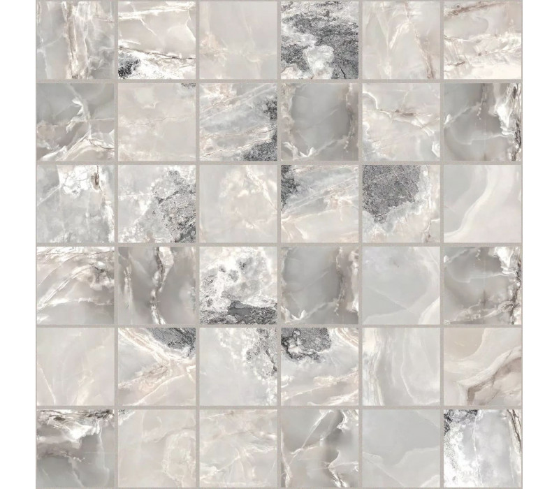 ONYX&MORE SILVER BLEND GLO MOS.5X5 (767645)