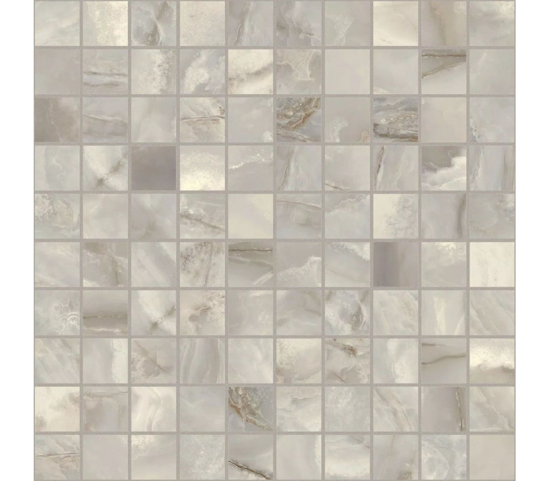 ONYX&MORE SILVER ONYX GLO MOSAICO 3X3 (767657)