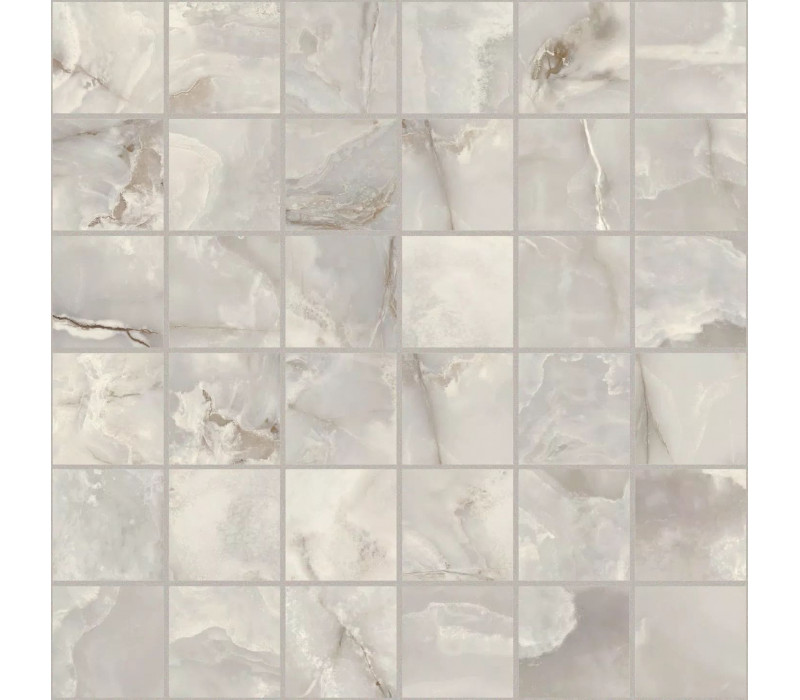 ONYX&MORE SILVER ONYX GLO MOS.5X5 (767644)