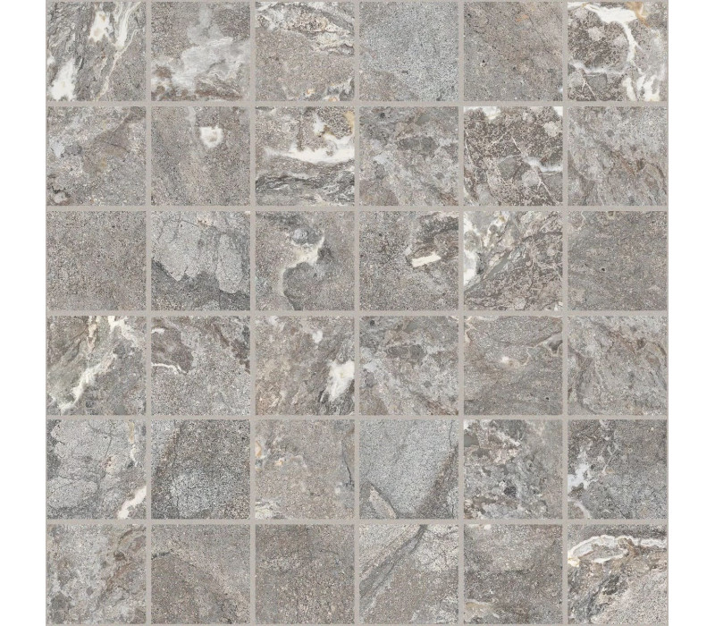 ONYX&MORE SILVER PORPHYRY STR MOS.5X5 (767652)
