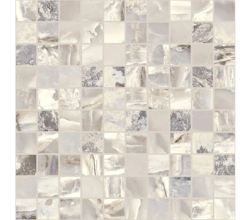 ONYX&MORE WHITE BLEND GLO MOSAICO 3X3 (767759)