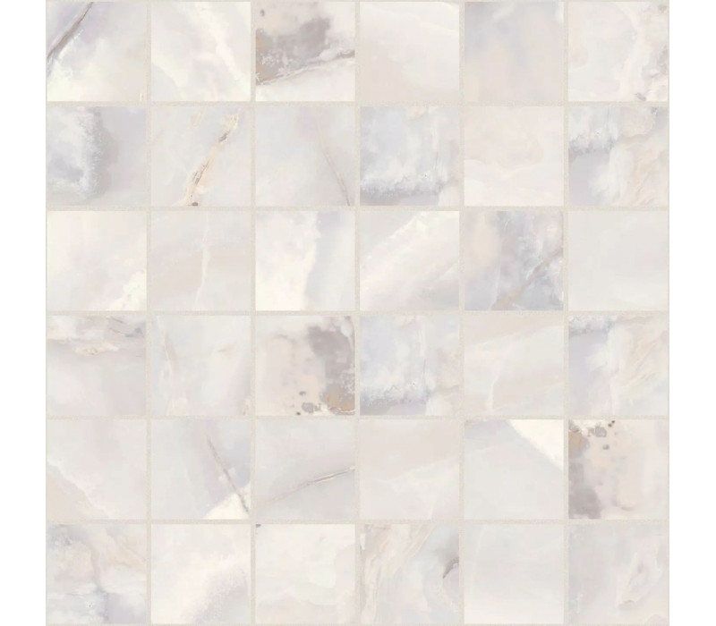 ONYX&MORE WHITE ONYX GLO MOS.5X5 (767641)