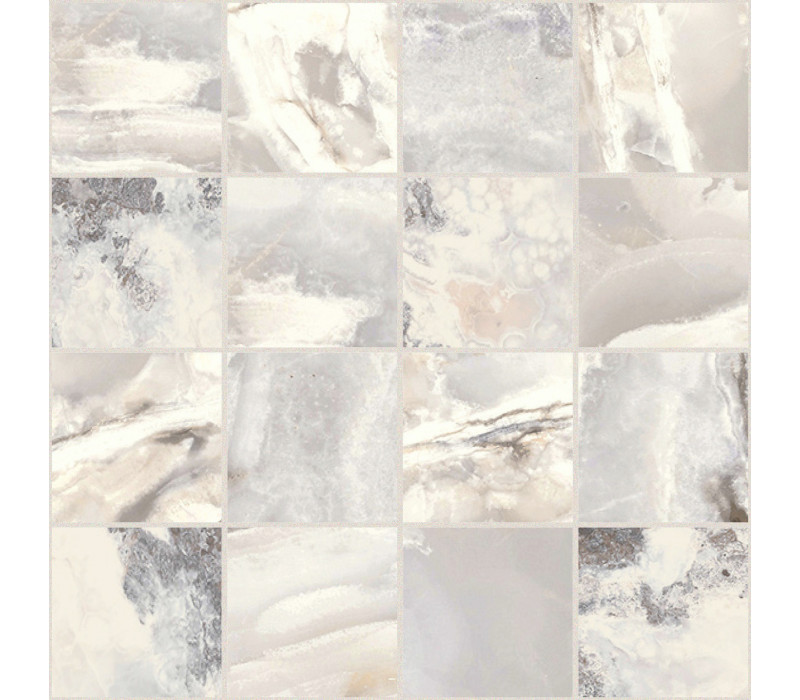ONYX&MORE WHITE BLEND GLO 6MM MOS7,5X7,5 (767780)