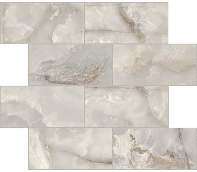ONYX&MORE SILVER ONYX GLO 6MM MUR.7,5X15 (767705)