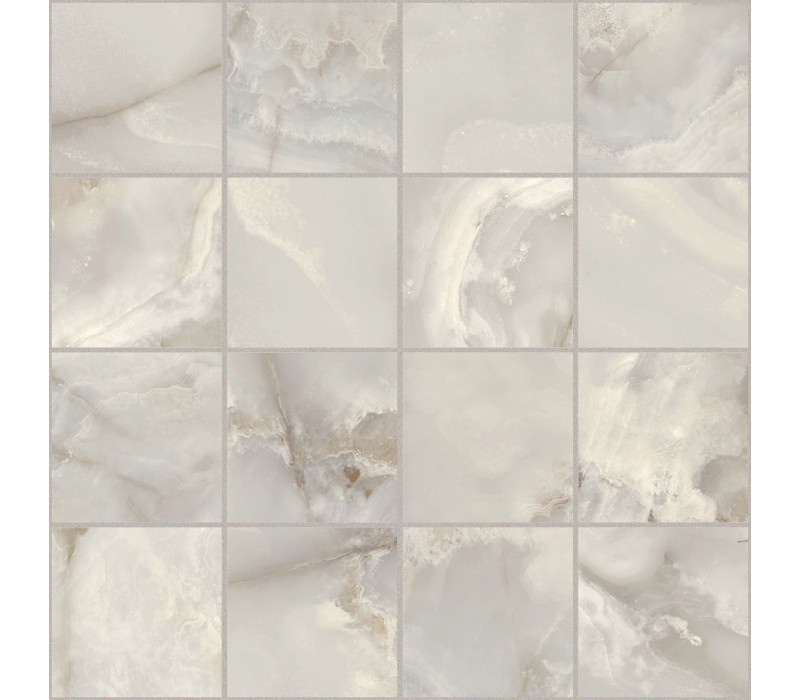 ONYX&MORE SILVER ONYX GLO 6MM MOS7,5X7,5 (767694)
