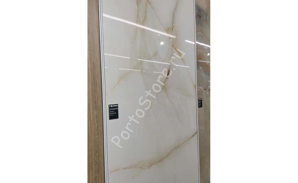 BIJOUX ONYX BLANCHE GLOSSY 60X120 RETT