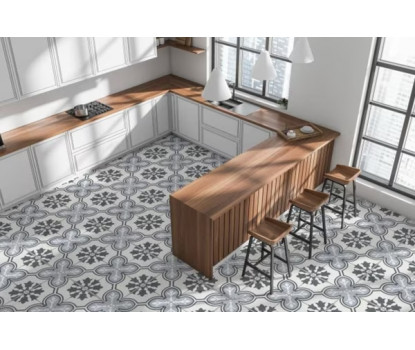 CHATEAU Blue Pre-cut 45x45