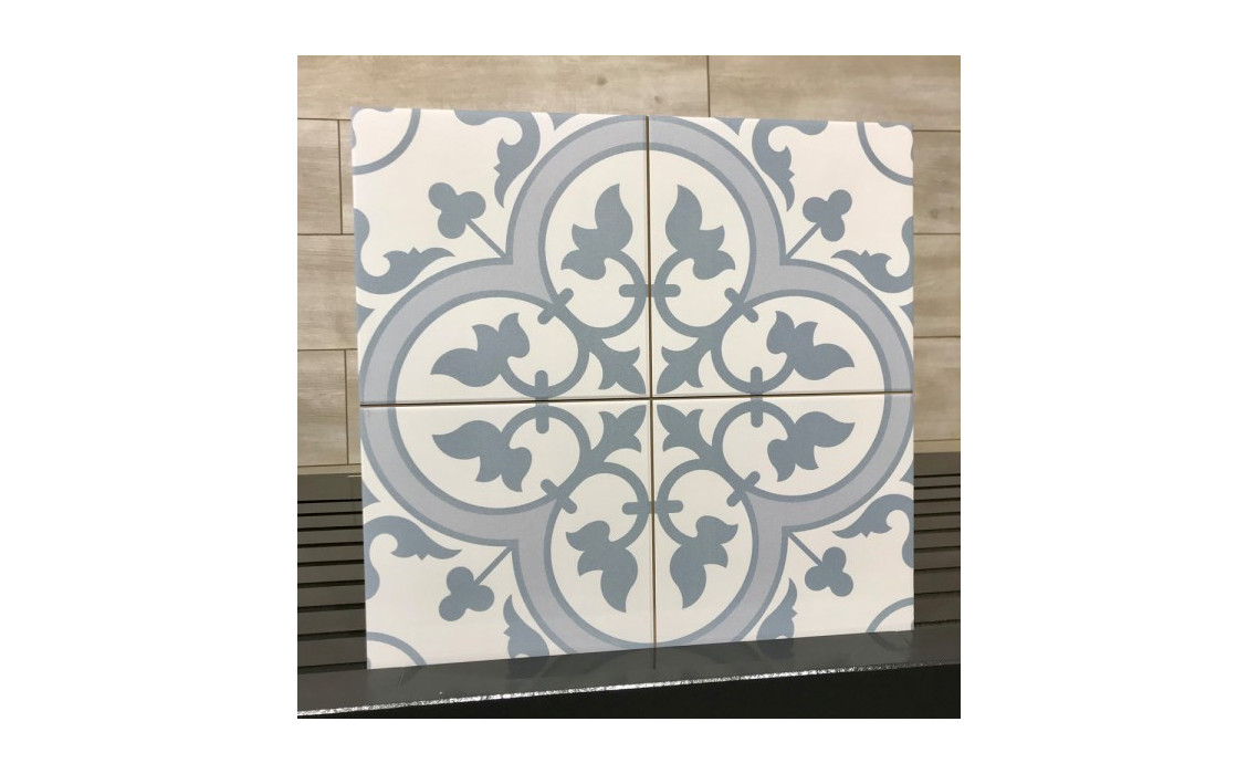 LEDBURY Powder Blue Pre-cut 45x45