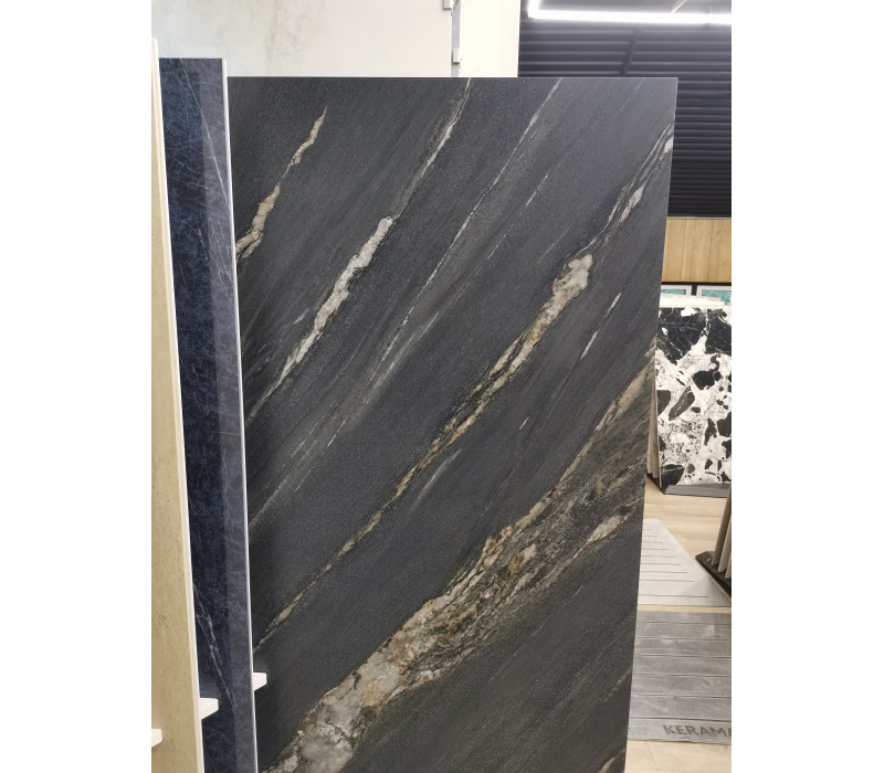 ULTRA MARMI TROPICAL BLACK LEVIGATO SILK 300x150