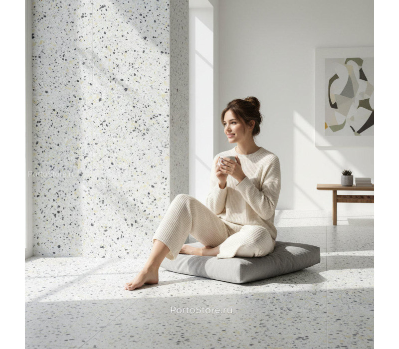 Terrazzo Nouveau Lemon матовый керамогранит