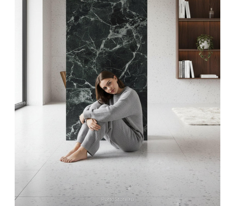 Terrazzo Nouveau Bianco матовый керамогранит