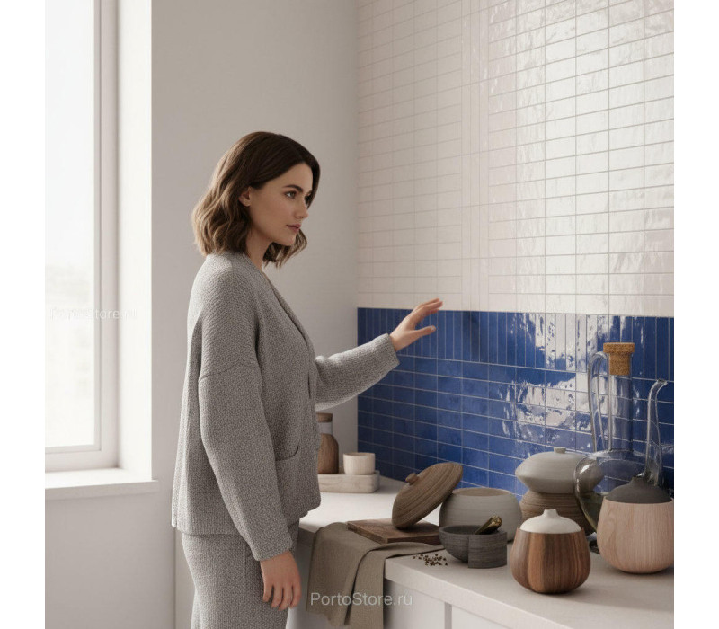 Riad Blue глянцевый керамогранит