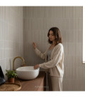 Hoxton Ivory Ridge глянцевый керамогранит