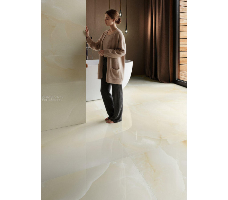 Mimica Onyx Pearl глянцевый керамогранит