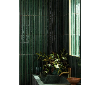 Hoxton Bottle Green Ridge глянцевый керамогранит