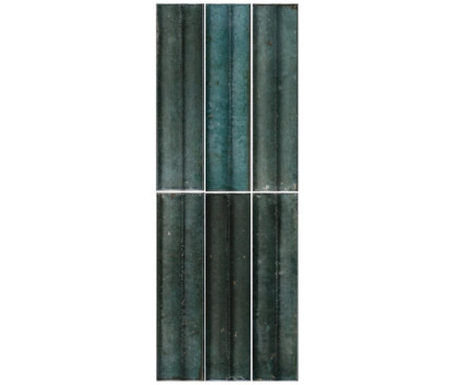 Hoxton Teal Flute глянцевый керамогранит