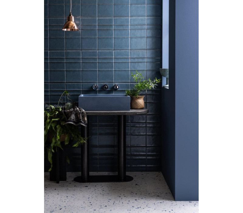 Opera Vintage Blue Linear Decor сатинированный керамогранит