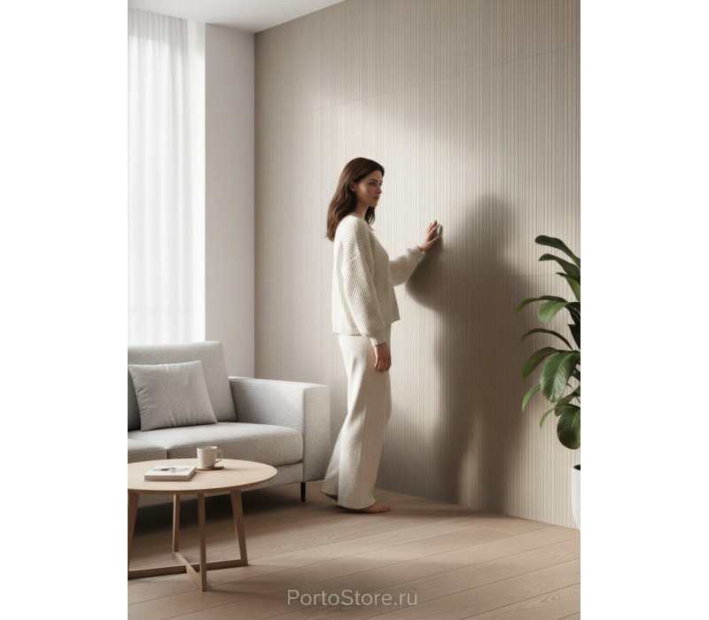 Sahara Ivory Flute Decor матовый керамогранит