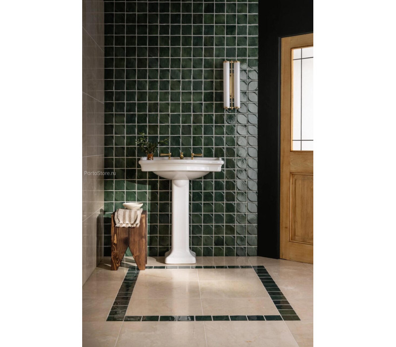 Hoxton Bottle Green Geo глянцевый керамогранит