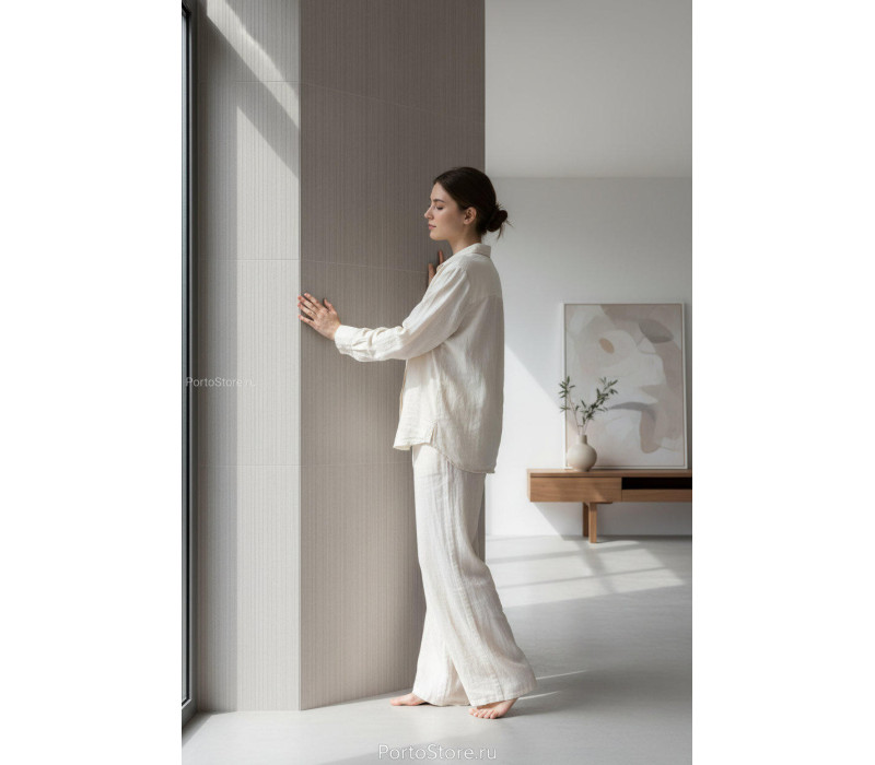 Sahara Grey Flute Decor матовый керамогранит