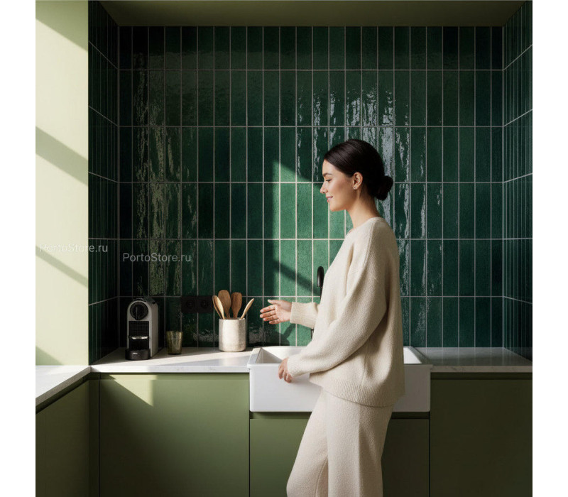 Hoxton Bottle Green глянцевый керамогранит