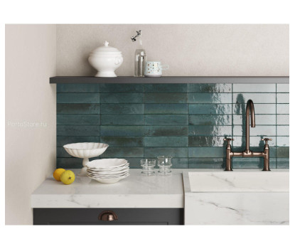 Hoxton Teal глянцевый керамогранит