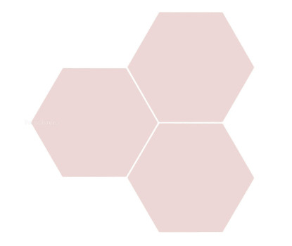 Oska Powder Pink Hexagon матовый керамогранит