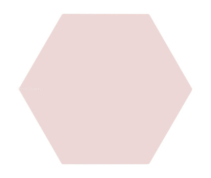 Oska Powder Pink Hexagon матовый керамогранит
