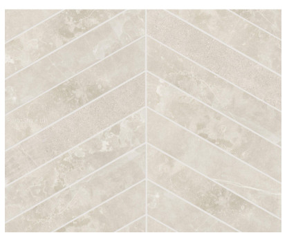 Fusion Light Grey Chevron матовый керамогранит