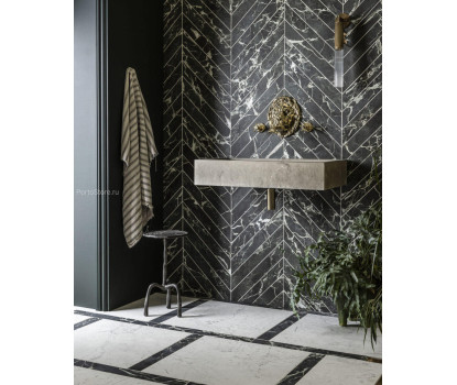 Piazza Verde Chevron матовый керамогранит