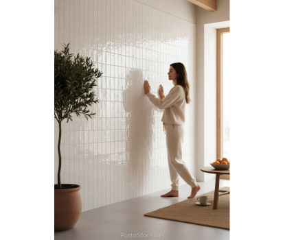 Valencia White Gloss Terracotta Effect керамогранит Picket