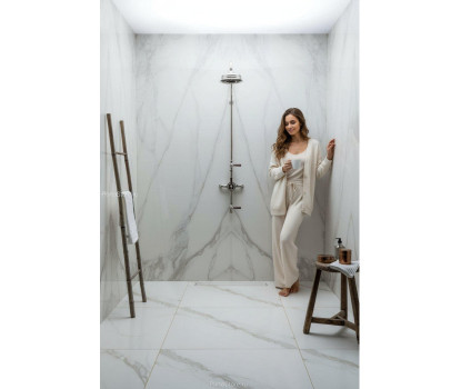 Mimica Bianco Ravenna Gold Slab глянцевый керамогранит
