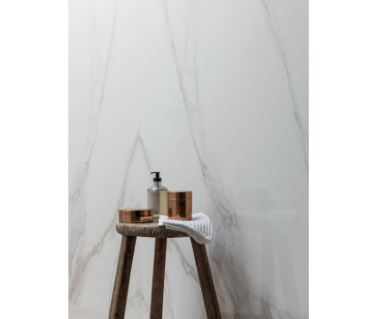 Mimica Bianco Ravenna Gold Slab глянцевый керамогранит