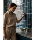 Hoxton Teal Square глянцевый керамогранит