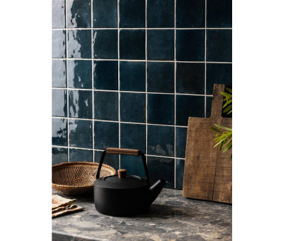 Hoxton Teal Square глянцевый керамогранит