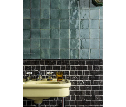 Hoxton Aqua Square глянцевый керамогранит