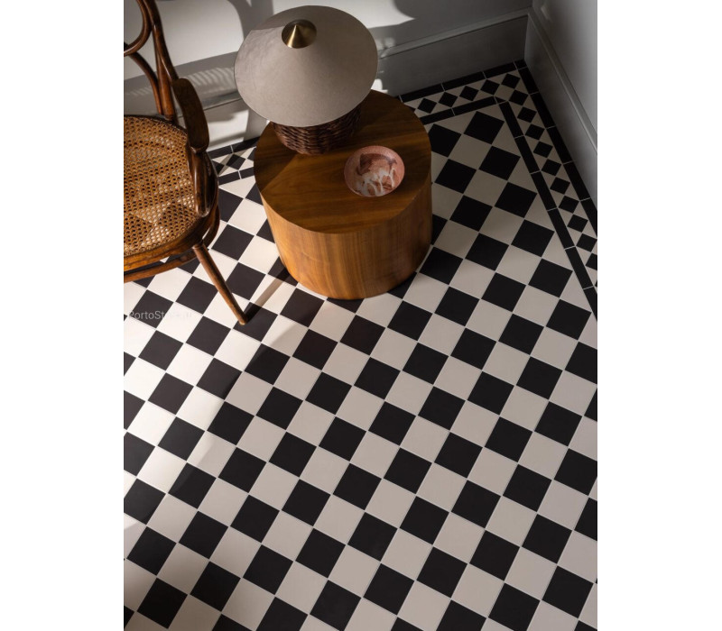 Portman Black & White Corner матовый керамогранит