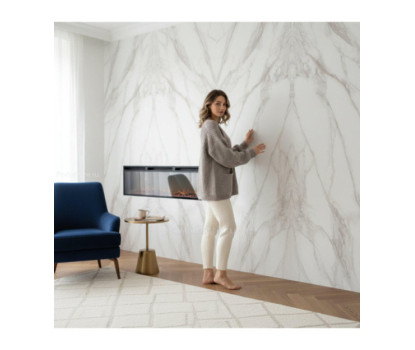 Mimica Bianco Ravenna Gold Slab матовый керамогранит