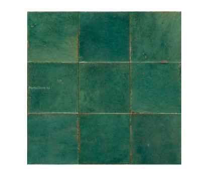 Hoxton Bottle Green Square глянцевый керамогранит