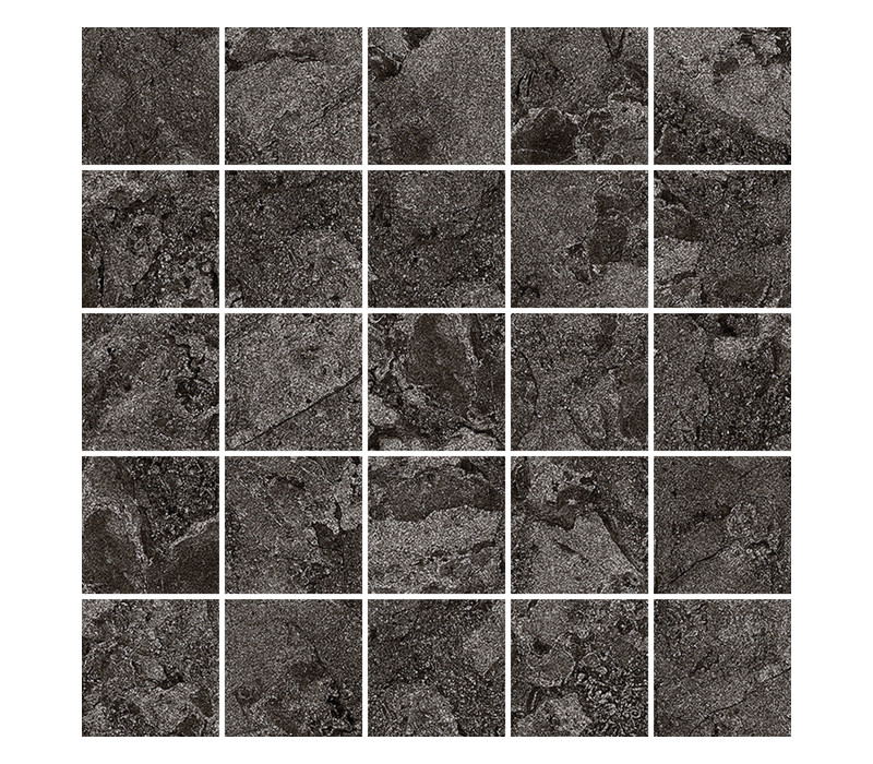 D.SOLTO BLACK MOSAIC/25X25/RW