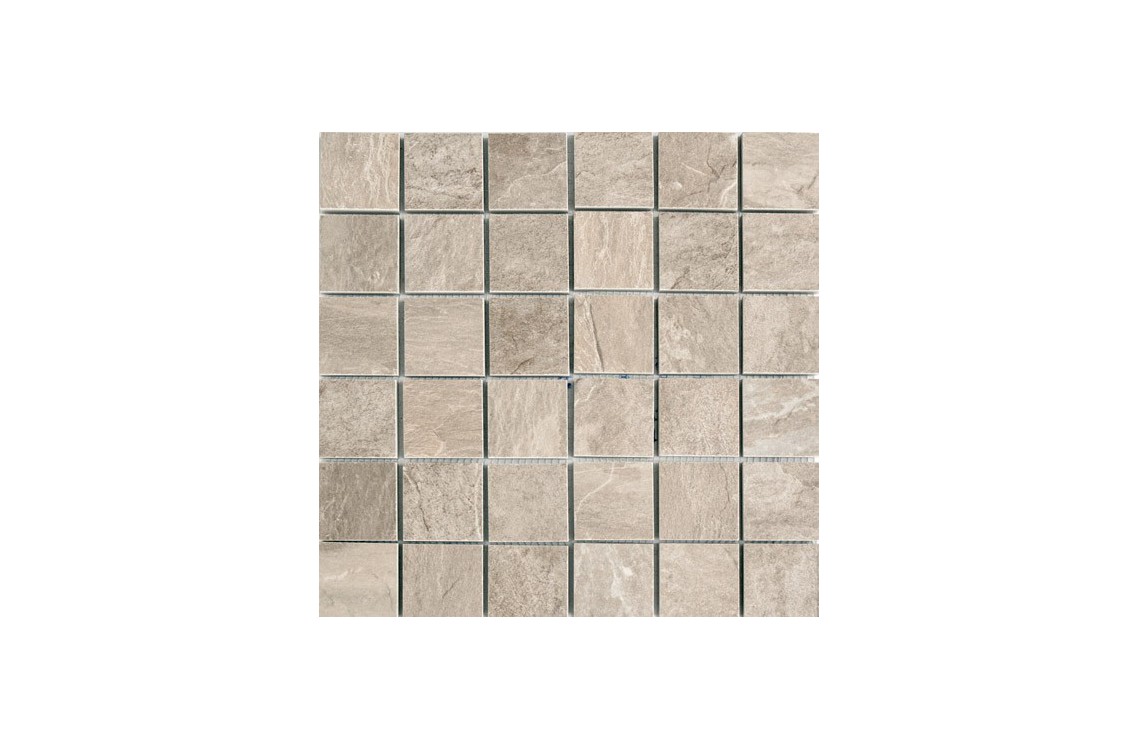 Mosaico Ardoise Ecru Grip 30x30