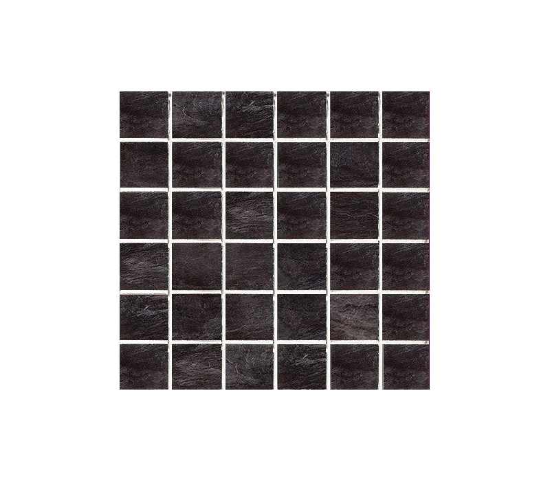 Mosaico Ardoise Noir Grip 30x30