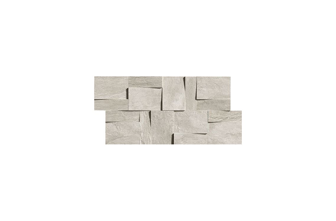 Ardoise Modulo Muretto 3d Gris 30x30
