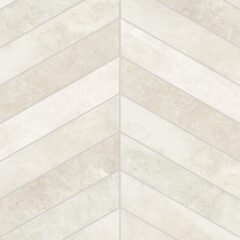 Fusion White матовый керамогранит Chevron