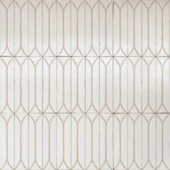Opera White Baroque Decor сатинированный керамогранит