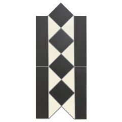 Portman Black & White матовый керамогранит Border