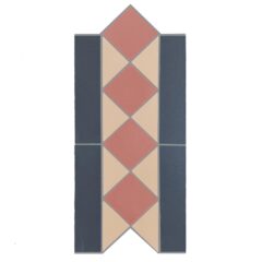 Portman Pink & Red матовый керамогранит Border