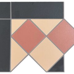Portman Pink & Red матовый керамогранит Corner